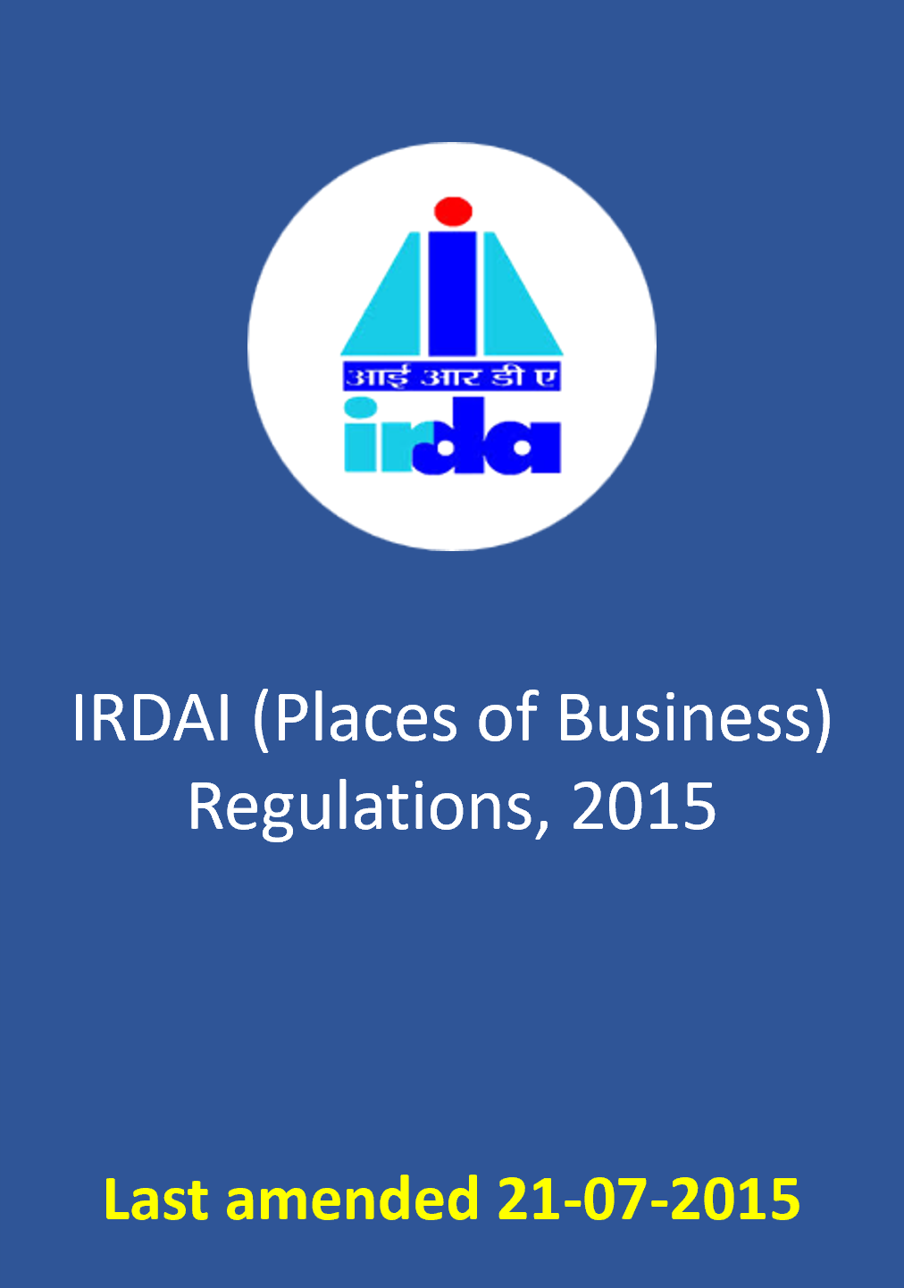 IRDAI (Places of Business) Regulations, 2015